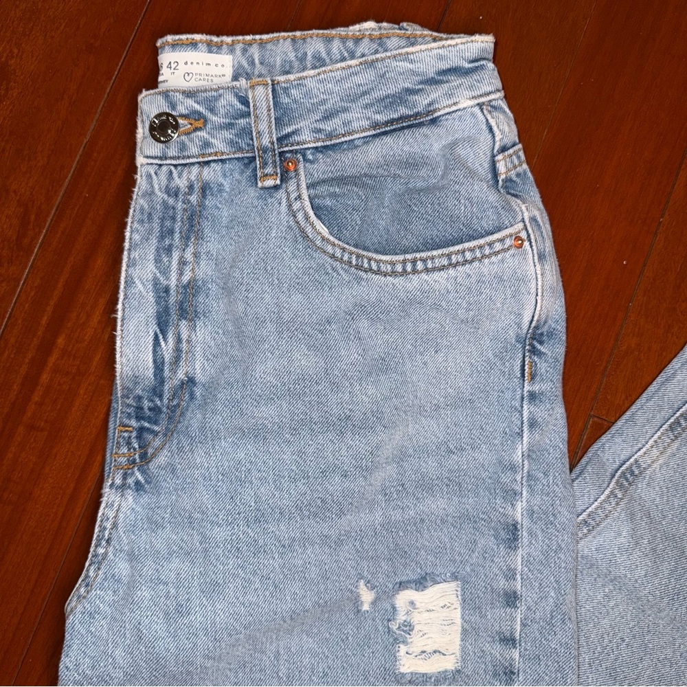 PRIMARK Straight Ripped Jeans - Picture 4 of 7